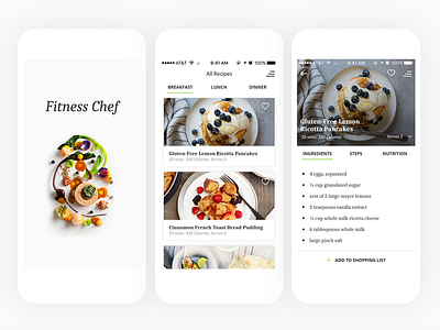 Cooking app app chef cooking healthy mobile recipe