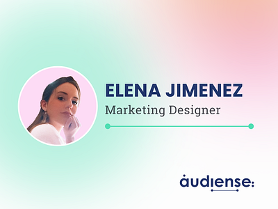 New team member Elena Jiménez.