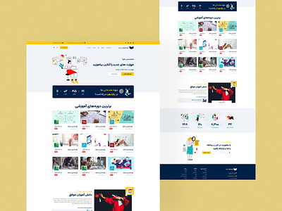 Redesign of Education-oriented website branding design graphic design illustration ui ux web