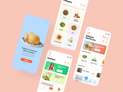 Food Truck App (1) app branding design food delivery food truck app (1) graphic design ui ux