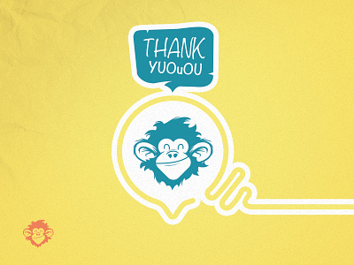 The Greatful Monkey grateful happy icon illustration monkey thankful