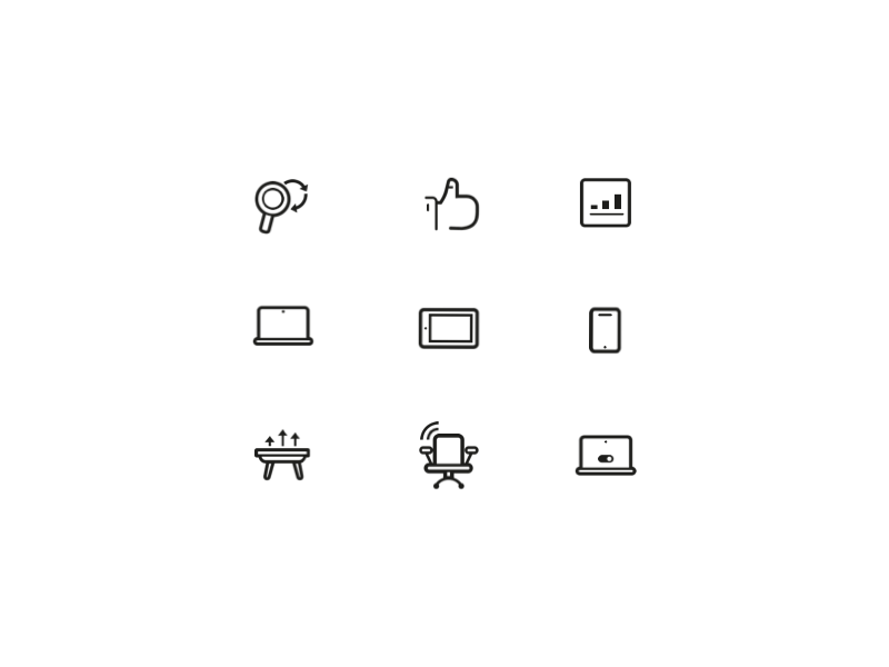Icons for Open Sensors branding design icon icons redesign ui website