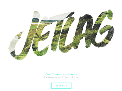 Jetlag handlettering homepage