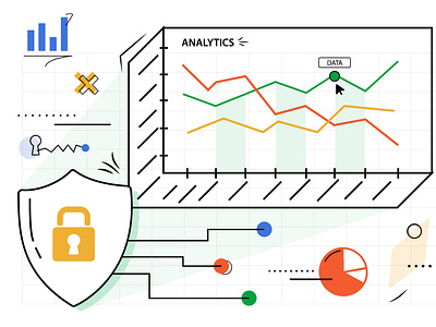 Illustration Design For Security Led Business Scale Up