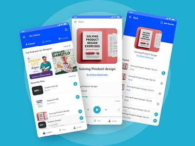 Podcast App User Interface Design