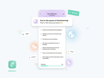 Clutterfree - Tasks & Achievements