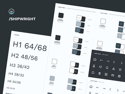 /Shipwright color color contrast component design system figma frontend guide headway scale theme typography ui ux