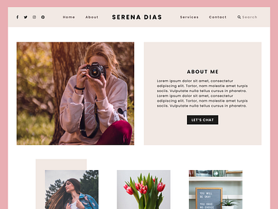 Portfolio Sample Web design