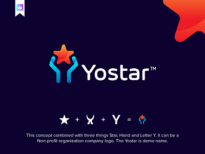 Yostar Modern Logo app boxlesspro branding creative logo design icon illustration logo logo design modern logo star logo typography ui unique logo ux vector