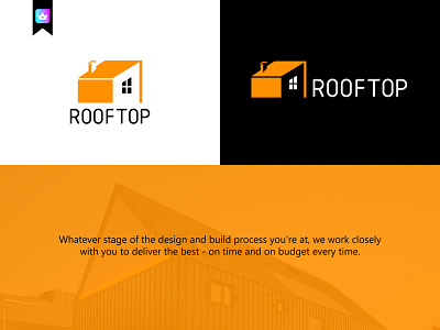 RoofTop Logo Design app best logo design in 2021 boxlesspro branding contractions creative logo design dribbble best logo graphic design home logo icon logo modern logo roof logo top logo ui unique logo window logo