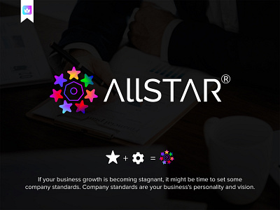 AllStar Logo Design agency logo app icon best logo design in 2021 boxlesspro branding business logo creative logo design graphic design icon logo logo design marketting logo modern logo setting logo star logo