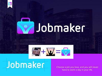 JobMaker Modern Logo Design