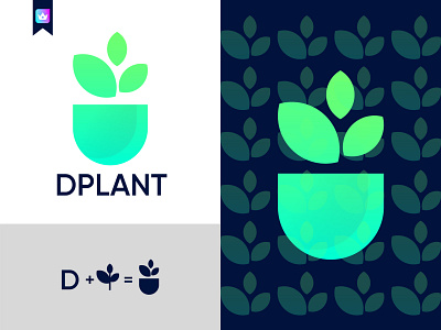 D Plant Logo boxlesspro branding creative logo design icon leaf logo logo modern logo plat logo unique logo vector