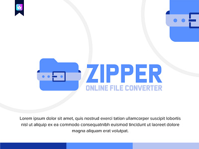 Zipper Logo Design ll App Icon