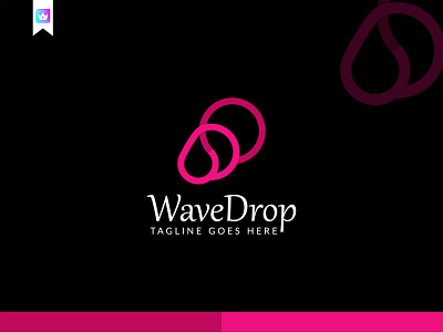WaveDrop Logo Design boxlesspro branding business company creative logo graphic design icon logo modern logo tranding unique vector water drop