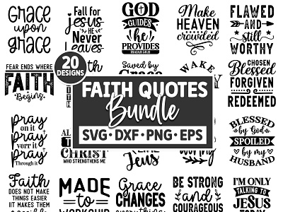 Faith Quotes SVG Bundle