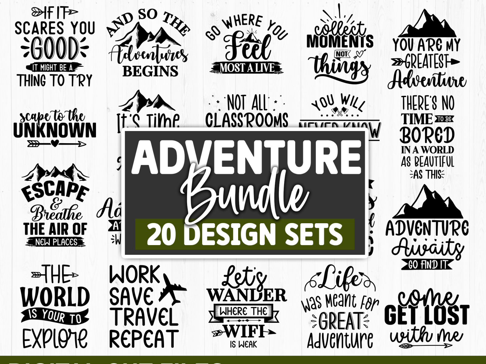 Adventure Svg Bundle by Crafticy on Dribbble