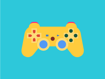 Controller illustration game controller pad simple