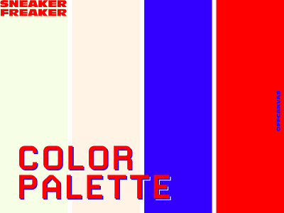 COLOR PALETTE // SNEAKER FREAKER