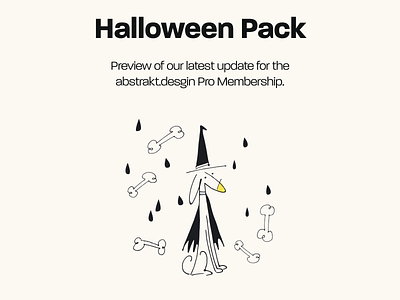 abstrakt.design Halloween Pack colour dailyui design halloween halloween design illustration typography vector