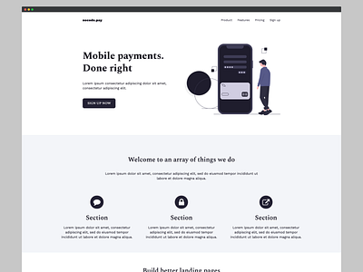 FREE Startup Landing Page Template 02 for carrd.co