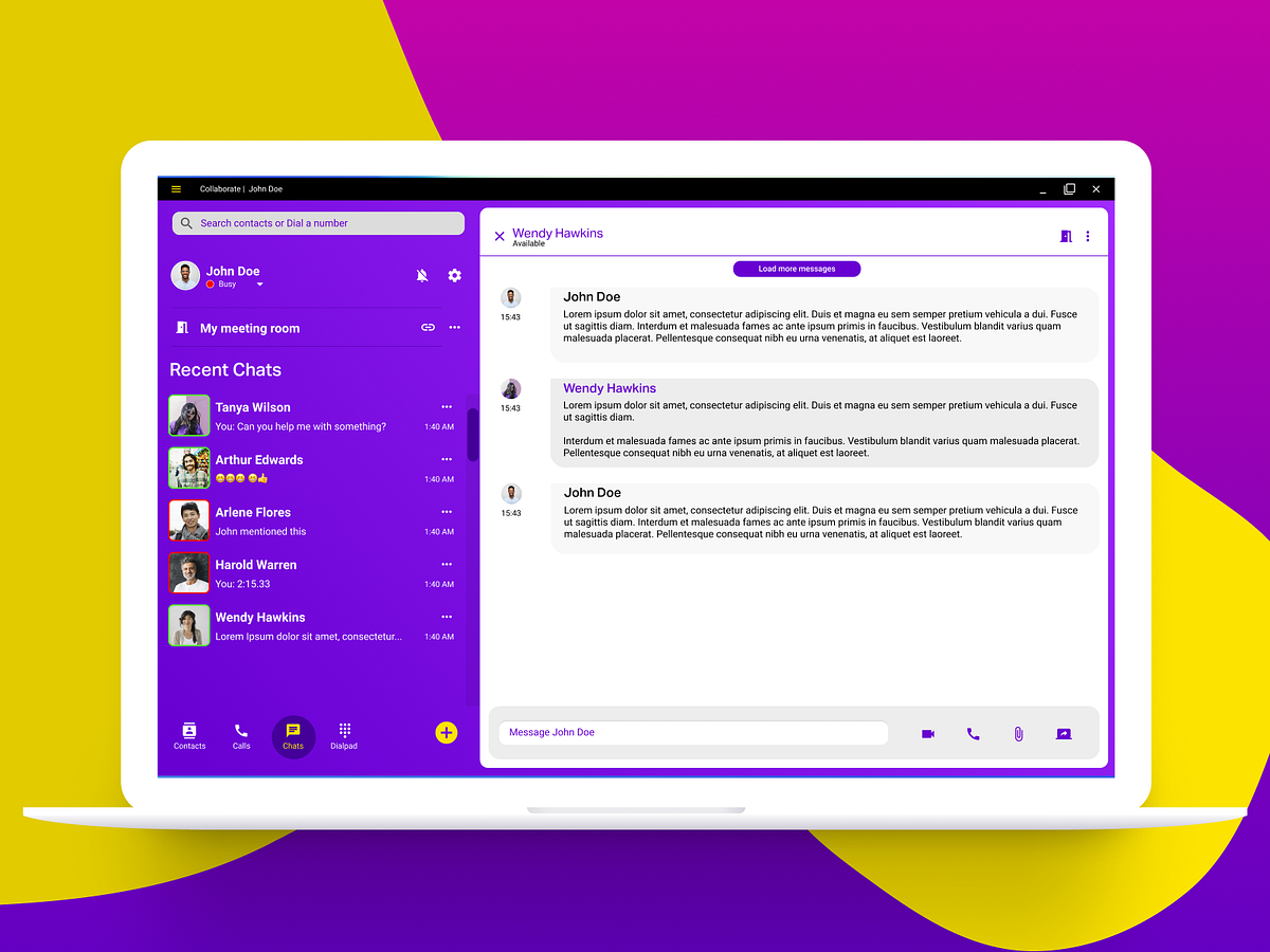 Collaboration App by Valentin Ciobanu on Dribbble