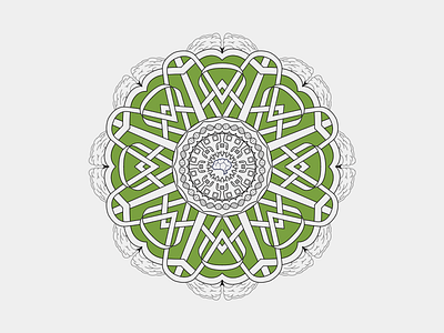 Mandala Design adobe illustrator clean dailyui mandala design modern