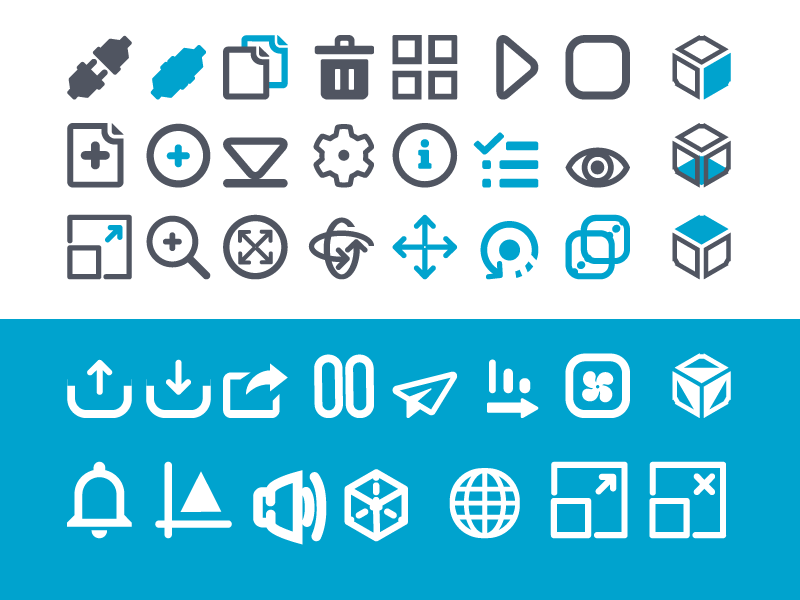 Icon Set - 3d printing by Valentin Ciobanu on Dribbble