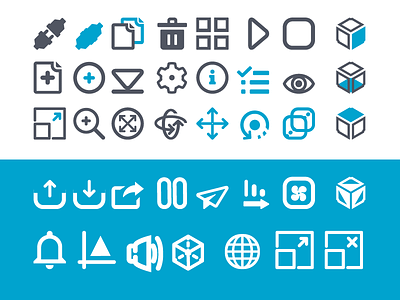 Icon Set - 3d printing 3d 3d printing icon icon set icons illustrator photoshop