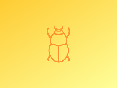 Beetle - Golden Ratio Logo - Day #11 adobe beetle dailychallenge dailyui design illustrator line art logo minimal minimalist