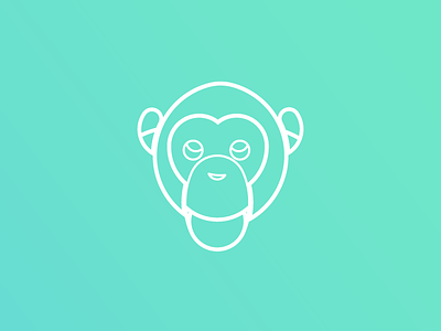 Chimp Logo Design adobe chimp dailychallenge dailyui design illustrator line art logo minimal minimalist