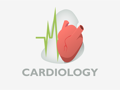 Cardiology Illustration cardiology illustration landingpage medical uidesign