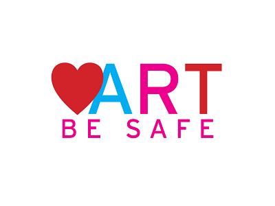 Logo Design: Love Art Be Safe branding design icon illustration logo typography vector