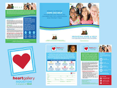 Campaign: Heart Gallery Houston branding campaign design fundraising graphic design icon typography