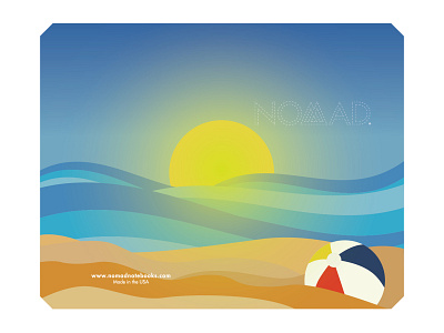 Design Contest: AIGA X Nomad Notebooks beach contest winner design design contest graphic design hamburg solutions illustration notebook design summer vector