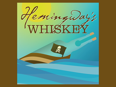 Rock-ReImagined: Hemingway's Whiskey albumart country design graphic design illustration music rocknroll rockreimagined vector