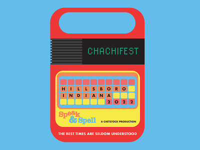 Festival Graphic: Chachifest 80s classic electronics design festival graphic design illustration logo toys vector