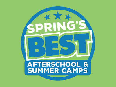 Logo: Spring's Best Summer Camps design graphic design hamburg solutions illustration logo vector