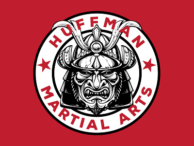 Logo: Huffman Martial Arts branding design graphic design hamburg solutions icon illustration jiujitsu vector