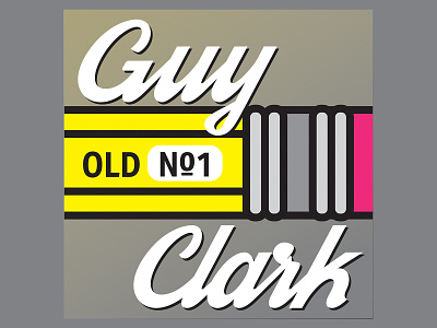 Rock Re-Imagined: Guy Clark Old No. 1 albumart design graphic design hamburg solutions illustration rocknroll vector