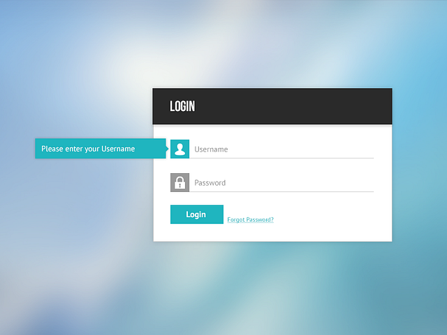 Login Dialog Freebie by Barbara on Dribbble