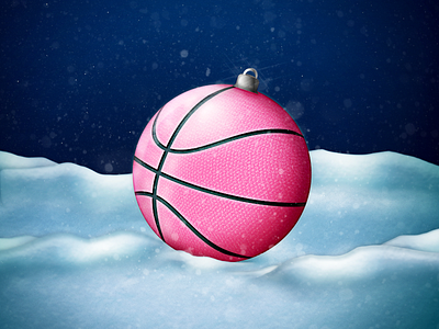 2 Dribbble Invites Giveaway ball christmas dribbble invite snow xmas