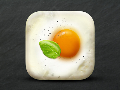 Sunny Side Up App Icon app download egg freebie icon ios ipad iphone psd template shiny