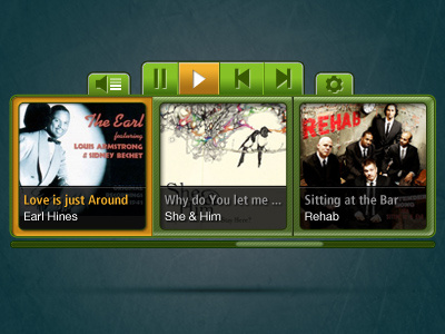 Music Player interface music player radio ui user widget