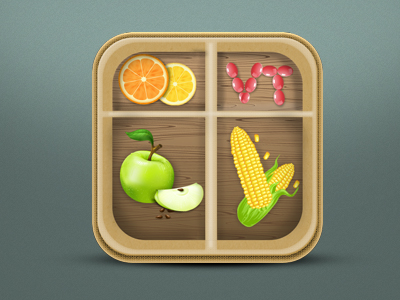 Vegan App Icon by Barbara on Dribbble