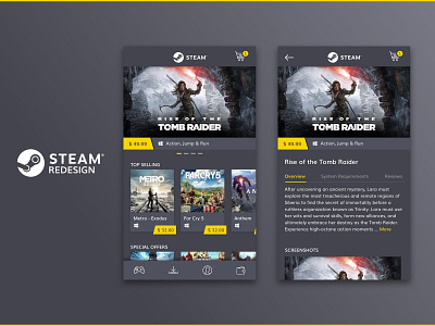 Steam Redesign