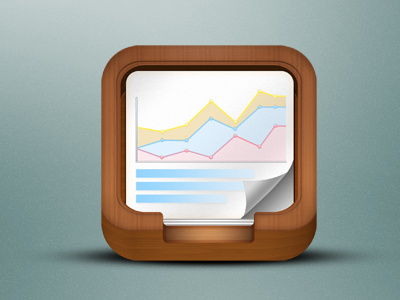 Chart Icon app chart charts icon ios ui