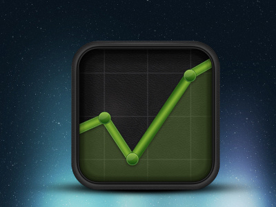 aCharts App Icon app chart charts icon ios ipad ui