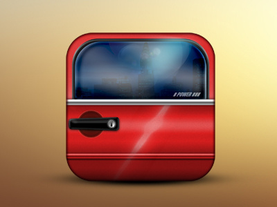 Car Door iOS Icon app car door icon ios lock
