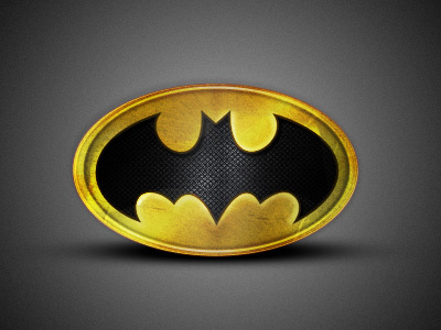 badadadada Batman! badge batman carbon icon metal superhero texture